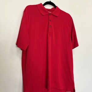 Izod Vibrant Red Golf Polo Shirt